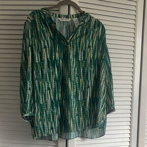 Drapers & Damons large petite pullover blouse.
NWOT. Beautiful colors!